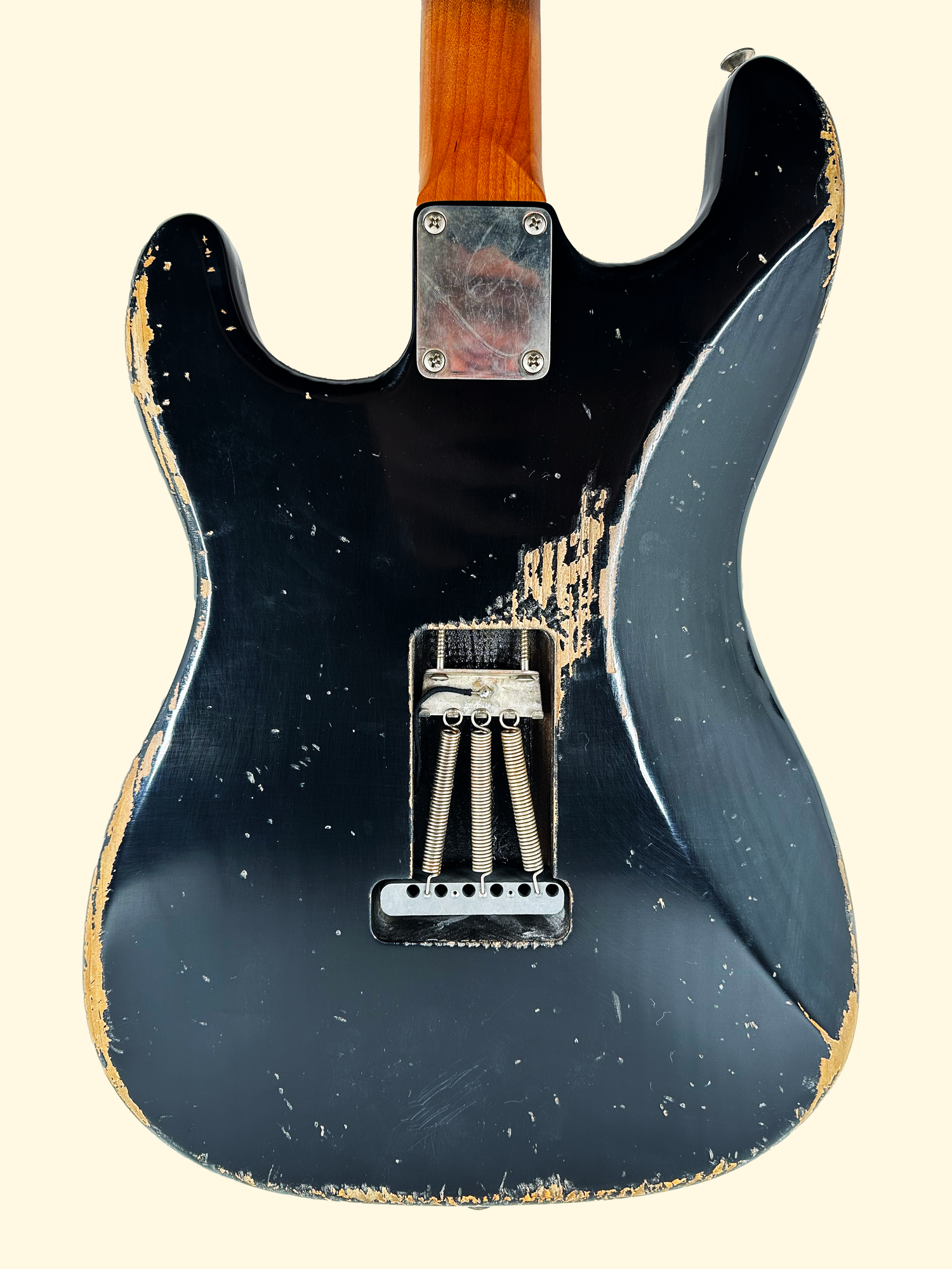 Black MJT VTS Guitar — MJT Aged Guitars